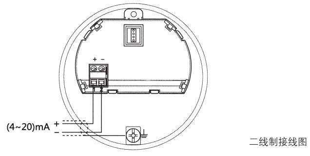 高溫喇叭天線雷達物位計二線制接線圖