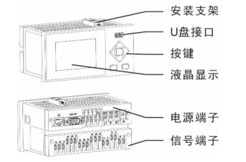 迷你型無紙記錄儀結(jié)構(gòu)圖